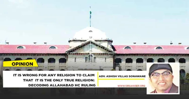 Allahabad High Court set the record straight in its March 18 order