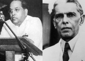 Dr BR Ambedkar (left); Mohd Ali Jinnah (right)