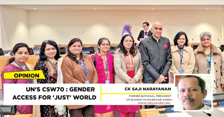 Indian delegation with India’s Permananent Resident to UN