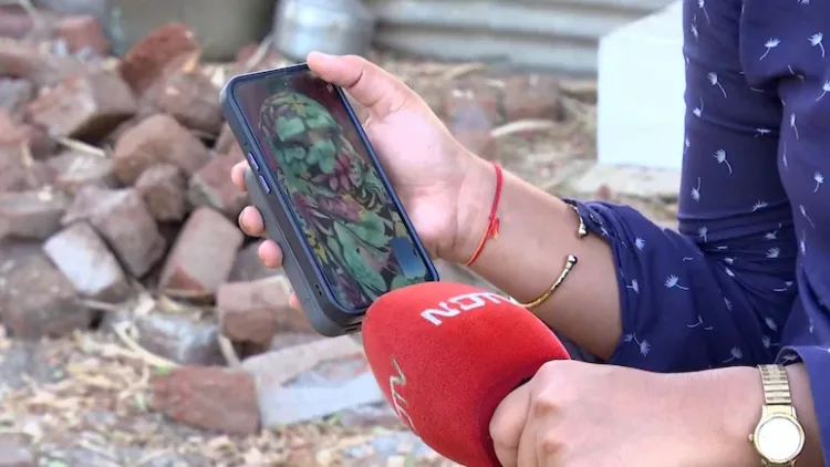 The women employee from the office speaking with NDTV