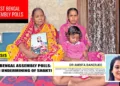 “Who will give us justice”: Grieving wives of Hargovind Das and Chandan Das who were killed in Murshidabad violence (Photo: Organiser)