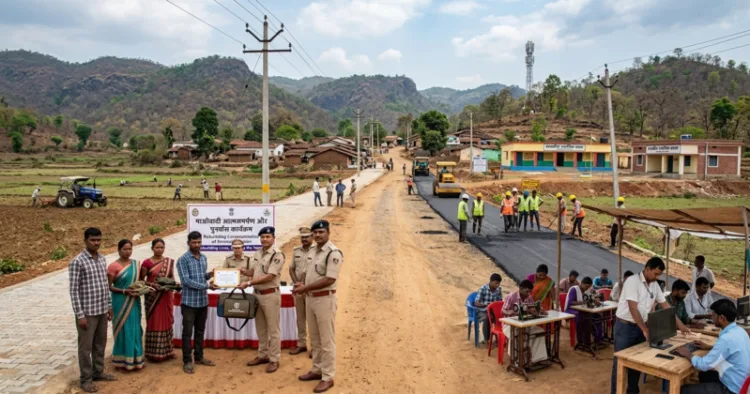 End of Red Corridor: Inside India’s Mission to Reclaim Maoist Strongholds (This image is generated by AI)
