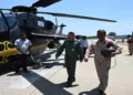 Indian Army Chief General Upendra Dwivedi takes flight in the maiden indigenous attack helicopter LCH Prachand
