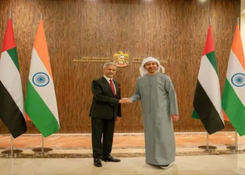 External Affairs Minister Dr. S. Jaishankar and UAE Foreign Minister Sheikh Abdullah bin Zayed Al Nahyan