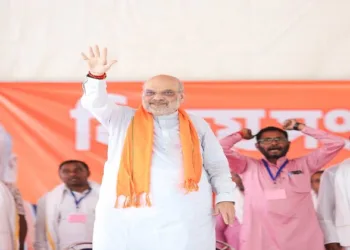 Home Minister Amit Shah in West bengal during election campaign