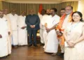 Vice President C.P. Radhakrishnan met members from the Tamil political parties in Sri Lanka