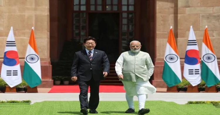 President of South Korea Lee Jae-myung and Prime Minister Narendra Modi