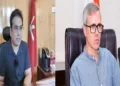NC MLA Tanvir Sadiq and J&K Chief Minister Omar Abdullah