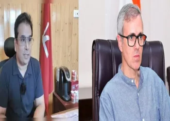 NC MLA Tanvir Sadiq and J&K Chief Minister Omar Abdullah