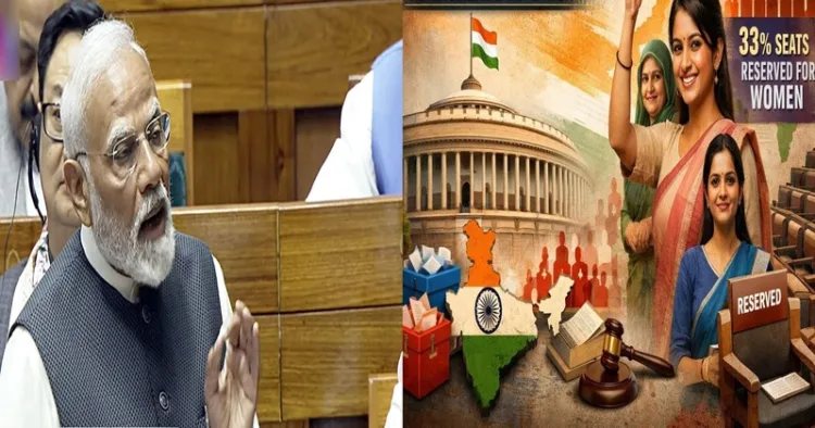 PM Modi urges opposition to raise above politics and support women reservation bill