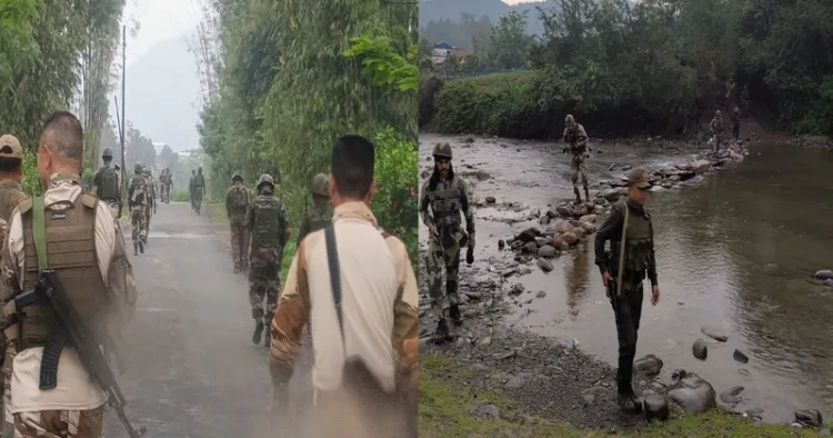 Armed security personnel in violence hit Manipur