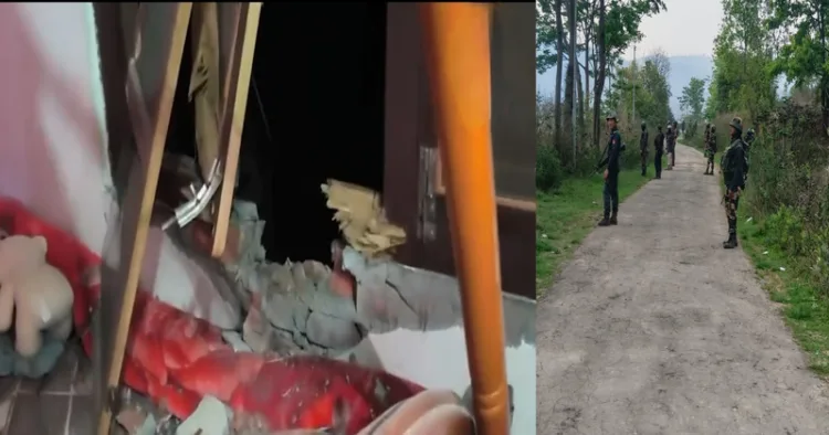 Fresh rocket attack by suspected Kuki terrorists reported from Moirang; Security forces on alert
