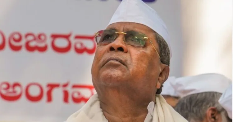 Karnataka Chief Minister Siddaramaiah