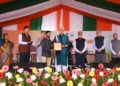 Lieutenant Governor Manoj Sinha at the vibrant border village of Makwal in Jammu district.