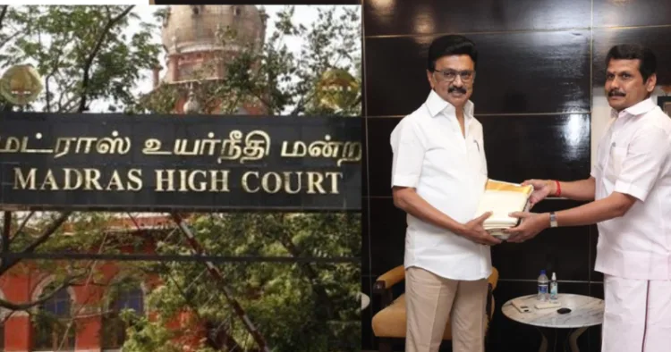 Tamil Nadu CM Stalin with Senthil Balaji, former Minister for Electricity, Prohibition and Excise Department,