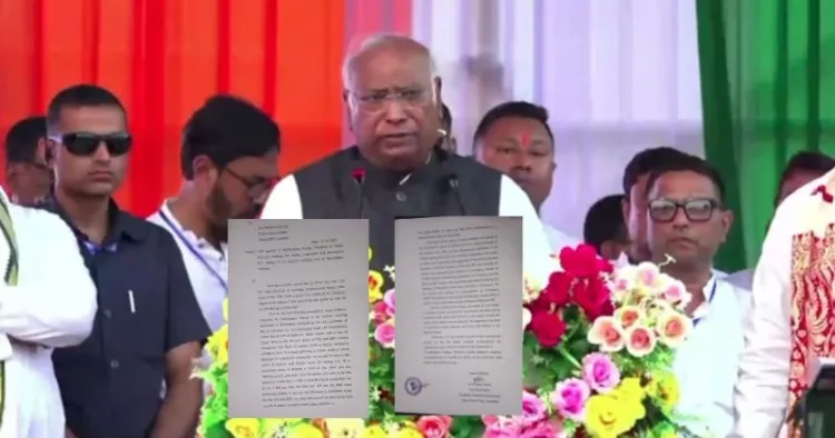 FIR Filed against Congress President Mallikarjun Kharge for his hate speech against BJP and RSS during an election rally