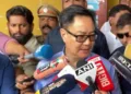 Union Minister for Minority Affairs Kiren Rijiju