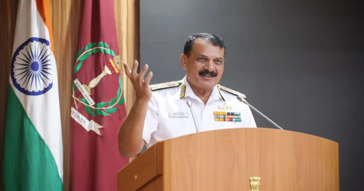 Chief of the Indian Navy Admiral Dinesh K. Tripathi(File Photo)