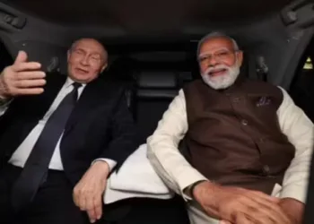 Russian President Vladimir Putin and Prime Minister Narendra Modi