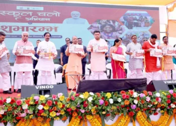 Uttar Pradesh CM Yogi Adityanath launches School Chalo Abhiyaan