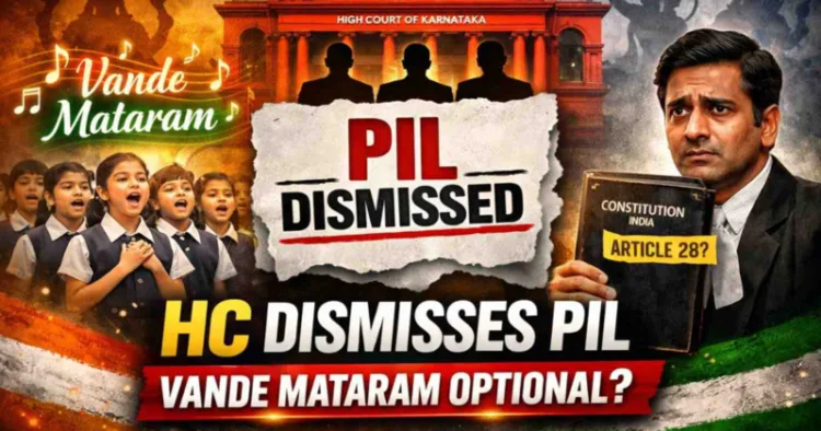 PIL Challenging Vande Mataram Advisory Dismissed by Karnataka HC