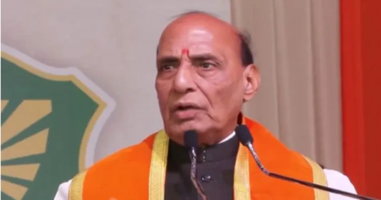 Union Defence Minister Rajnath Singh
