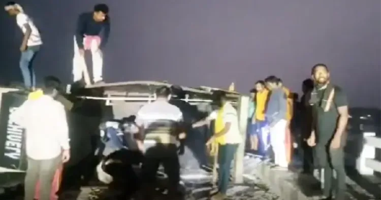 Cattle being rescued