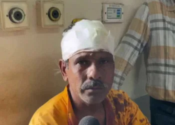 BJP candidate from Labpur assembly constituency, Debasis Ojha's election agent Biswajit Mandal, was attacked today, allegedly by TMC workers and leaders.