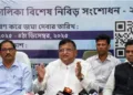 Chief Electoral Officer Manoj Kumar Agarwal addressing a press conference