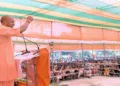 UP CM Yogi Adityanath at a rally in West Bengal ahead of 2026 Elections.