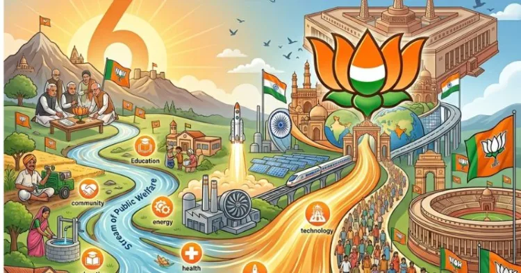 BJP Marks April 6 as its foundation Day (This is an AI Generated image)