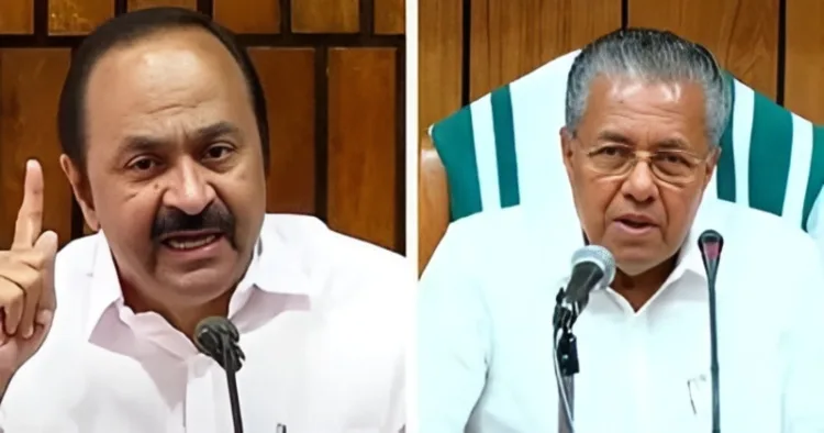 Congress' Opposition Leader V D Satheeshan (Left) and Cheif Minister Pinarayi Vijayan (Right) at the centre of debate over mainstreaming SDPI and Welfare Party in Kerala’s poll politics