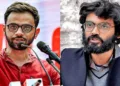 Umar Khalid (Left) and Sharjeel Imam (Right)