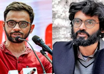 Umar Khalid (Left) and Sharjeel Imam (Right)