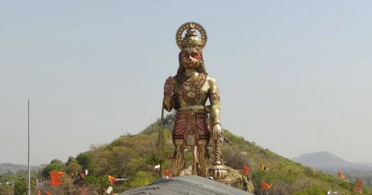 51-foot-tall statue of Bajrangbali unveiled in Madhya Pradesh's Chhatarpur