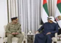 Pakistan's General Asim Munir (Left) and UAE President Sheikh Mohamed bin Zayed Al Nahyan (Right)