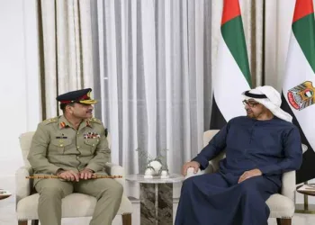 Pakistan's General Asim Munir (Left) and UAE President Sheikh Mohamed bin Zayed Al Nahyan (Right)