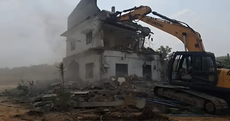 Massive eviction drive in Malkangiri