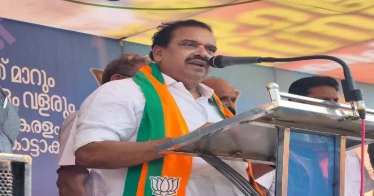 BJP leader P. K. Krishnadas