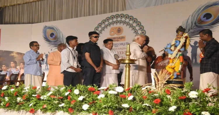 RSS Sarsanghchalak Dr Mohan Bhagwat at the inauguration of the Bala Netru shibir organized in connection with ‘Suvarnamrutham’, the golden jubilee valedictory program of Balagokulam, held at Bhaskareeyam, Elamakkara, Kerala
