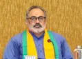 Keralam BJP President Rajeev Chandrasekhar