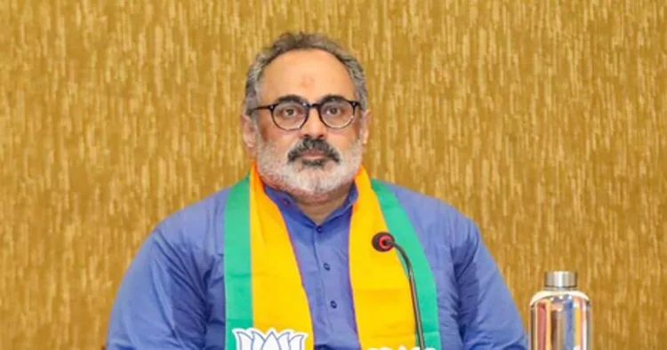 Keralam BJP President Rajeev Chandrasekhar
