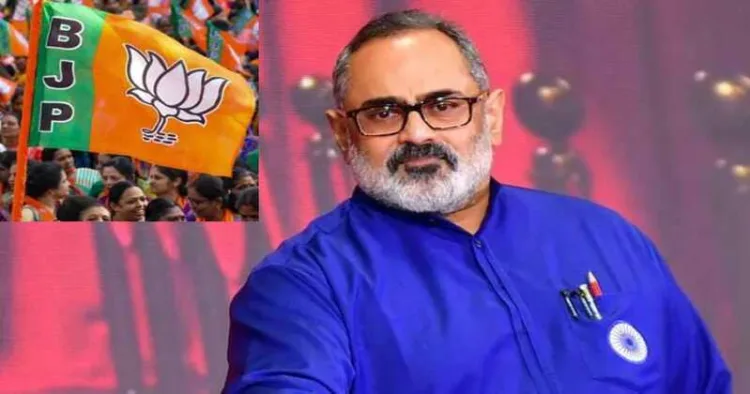 Keralam BJP President Rajeev Chandrasekhar