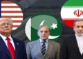 US President Donald Trump, PM of Pakistan Shehbaz Sharif and Foreign Minister of Iran Abbas Araghchi