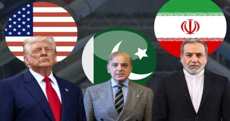 US President Donald Trump, PM of Pakistan Shehbaz Sharif and Foreign Minister of Iran Abbas Araghchi