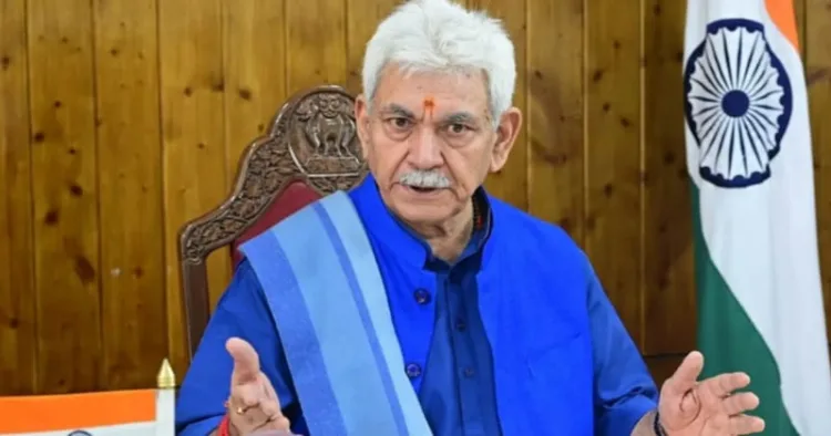 J&K Lieutenant Governor Manoj Sinha
