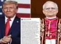 President Donald Trump and Pope Leo XIV