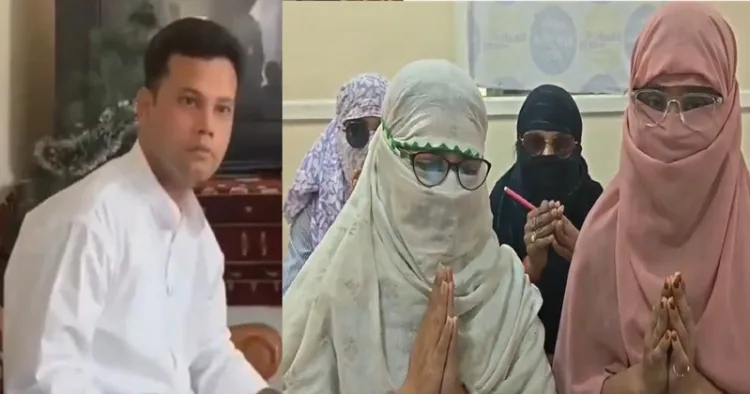 (Left) Islamist Teacher involved in forcing religious conversion (Right) Victims whom Sohail sent lewd messages
