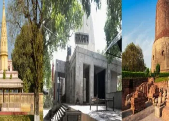Sarnath, a sacred confluence of Hindu, Jain, and Buddhist traditions