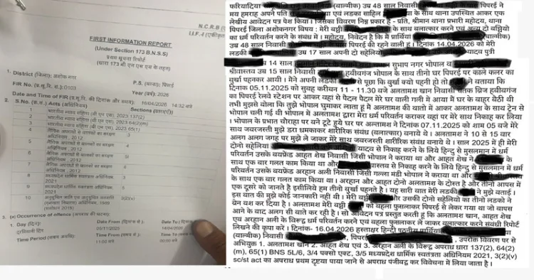 Compliant filed against the accused in the love-jihad case